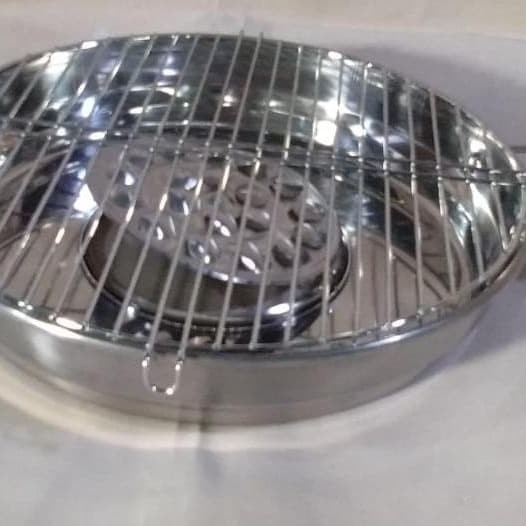 happy grill , panggangan , panggang ikan , ayam , sate, aluminium PANGGANGAN MULTI GRILL / STEELE