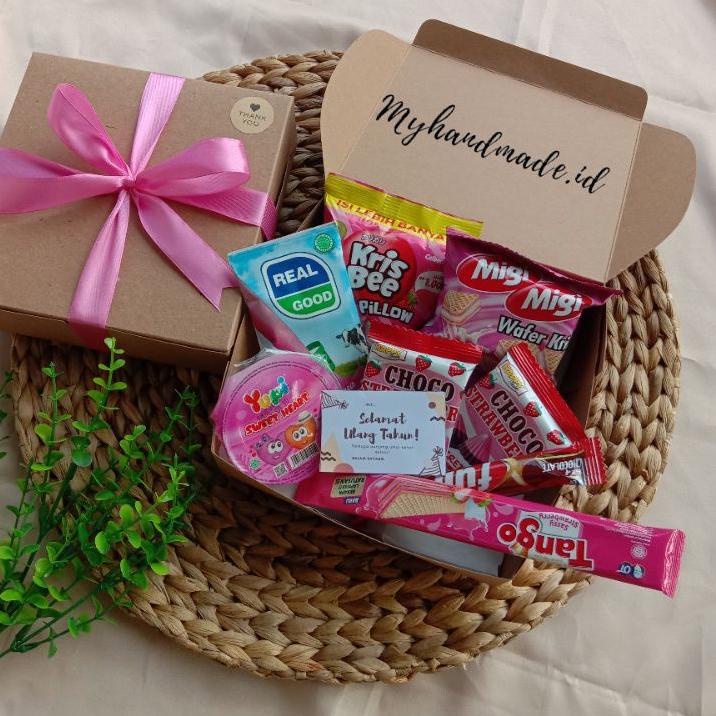 

ヱ MYHANDMADE.ID/SNACK BOX/GIFT BOX/GIFT MAKANAN/HAMPERS SNACK/BUKET SNACK/SNACK/MAKANAN/KADO ULTAH/KADO WISUDA/KADO SIDANG/KADO SEMPRO ㅥ