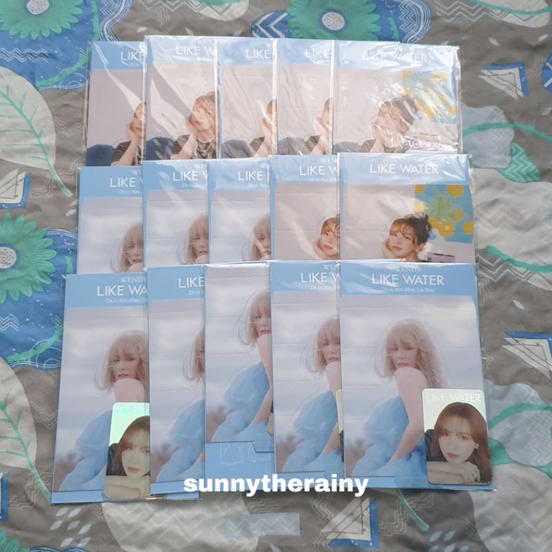 [SEALED] WENDY Like Water MD Hologram Photocard Set Holo Standee Ready Stock