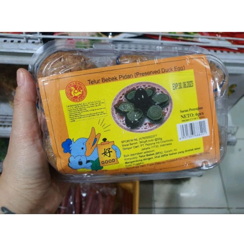 

Telur Bebek PHITAN Preserved Duck Egg Telur Pidan Bebek BPOM
