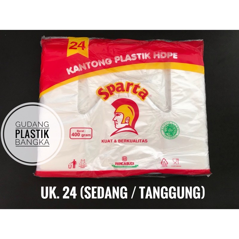 PLASTIK KRESEK BENING MURAH SPARTA UKURAN 15 &amp; 24