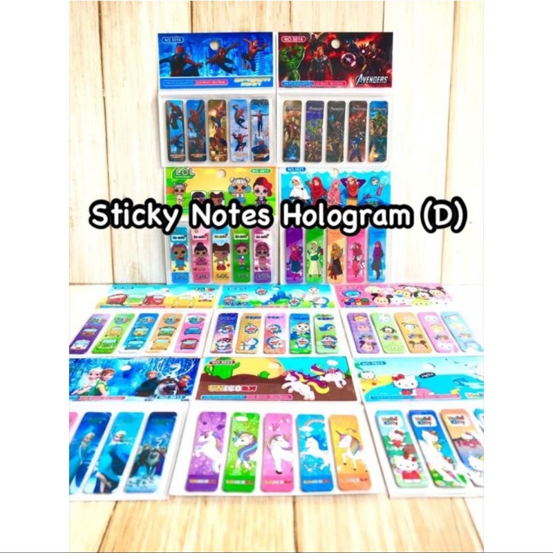 

1 set sticky note fancy isi 100