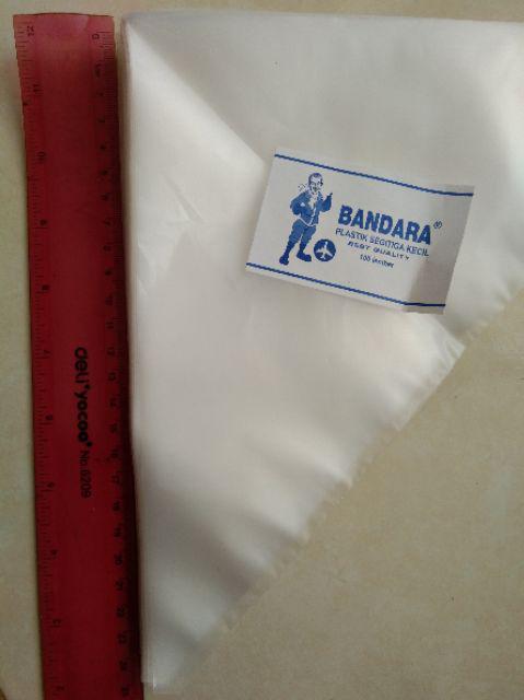 Plastik Segitiga 24x24 @100pcs/pipping Bag Murah/pipping Bag Plastik
