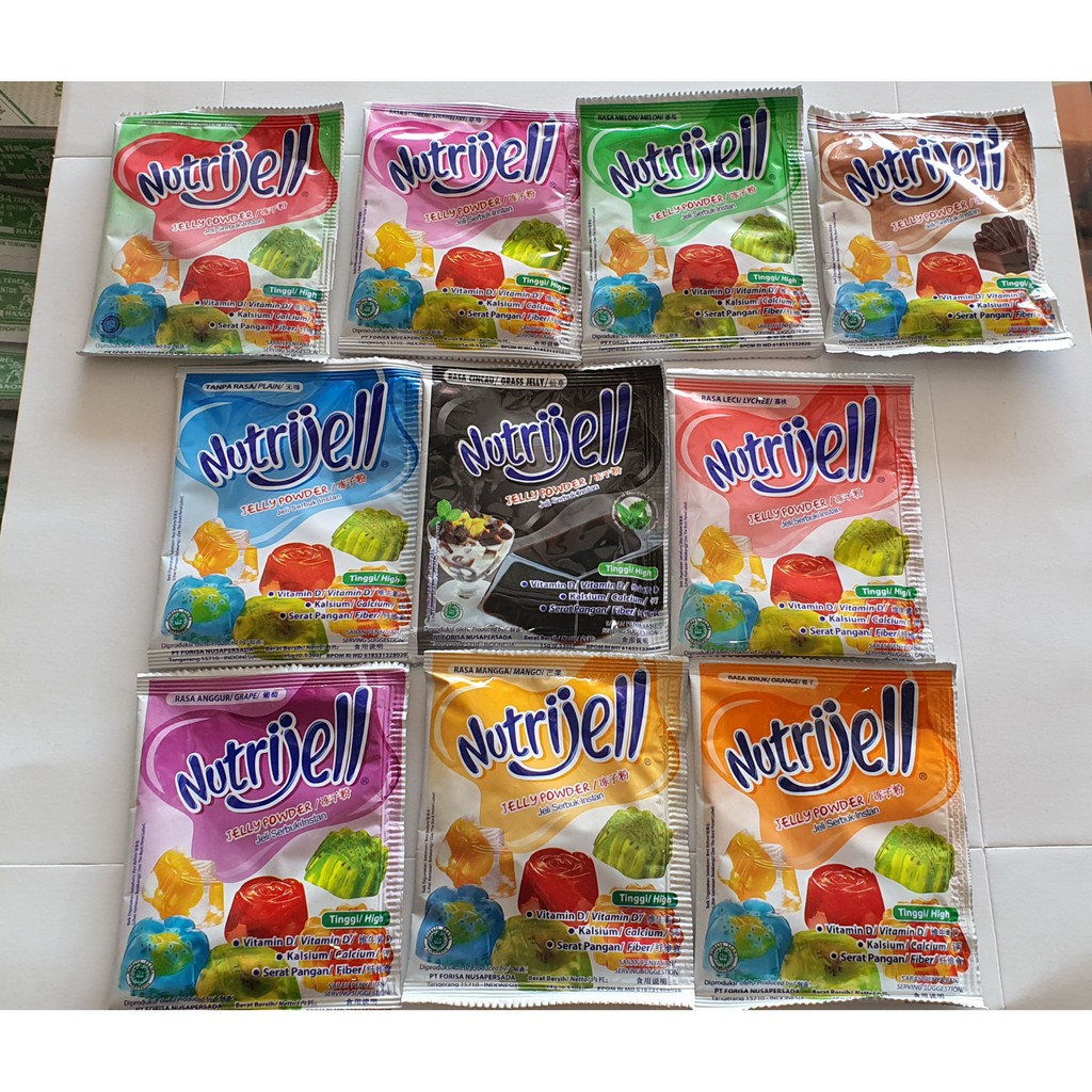 

Nutrijell Besar Kemasan 15g