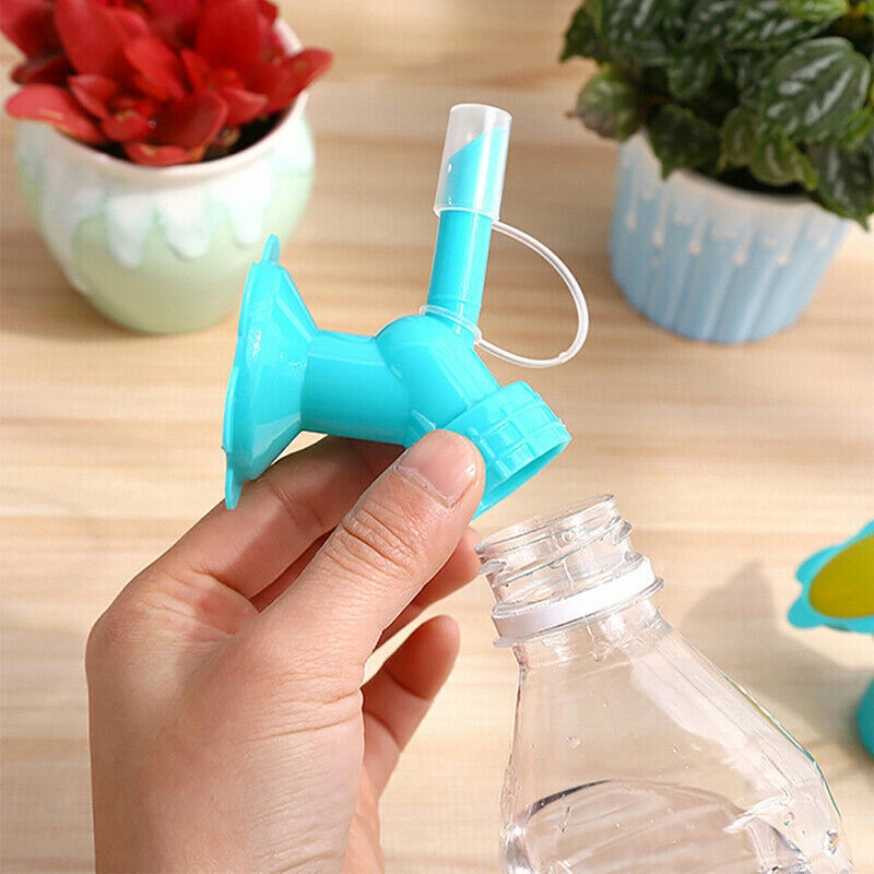 2 In 1 Botol Penyiram Tanaman Pot Bunga Portabel Bahan Plastik Untuk Rumah Tangga