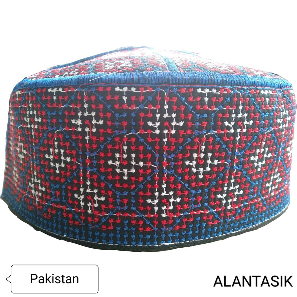 Alantasik - peci pakistan / kopiah bordir / kopeah tasik R.24