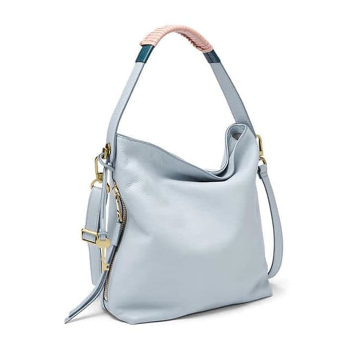 Tas Fossil Maya Hobo Horizon Blue Leather Original