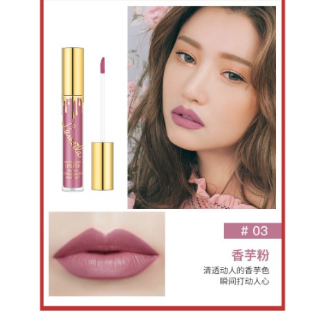 LAMEILA Lipstick Cair 6 Warna Matte Tahan Lama / Lip Gloss DJ 763