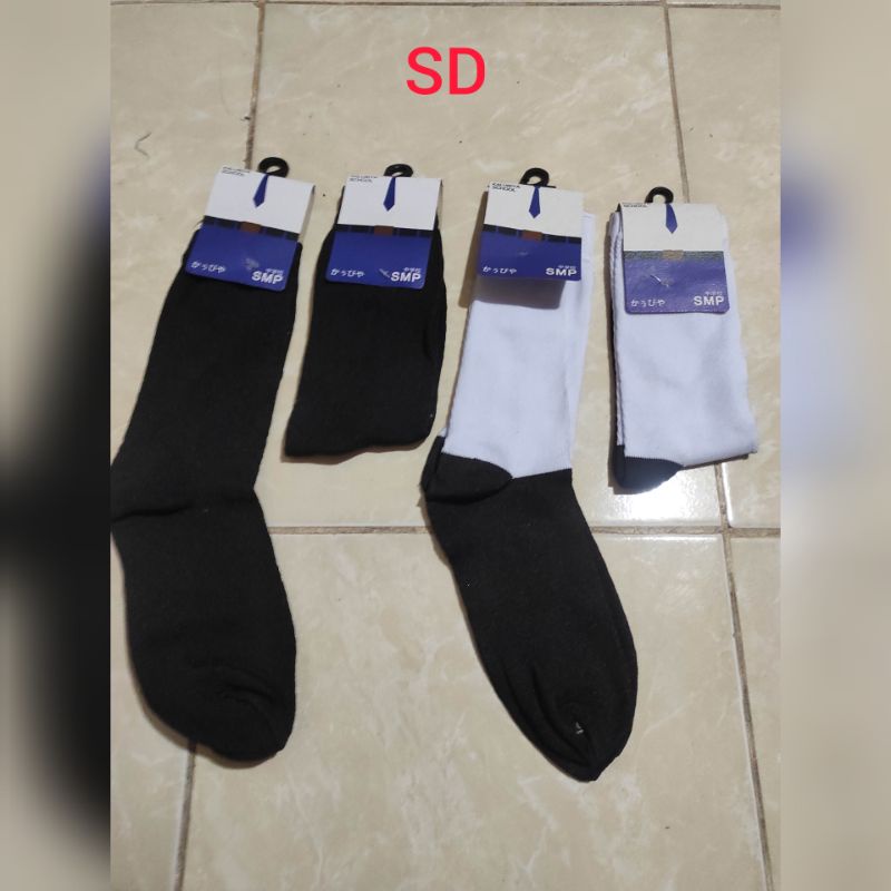 Kaos Kaki Anak Sekolah SD Smp Sma Pria Laki Wanita Perempuan