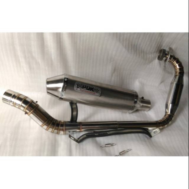 knalpot PDK KAPSUL TIGER.GL.CB.MP.leher full cacing BOOM