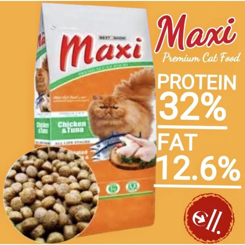 (CAT) Maxi Cat Food Pakan Kucing Maxi Repack