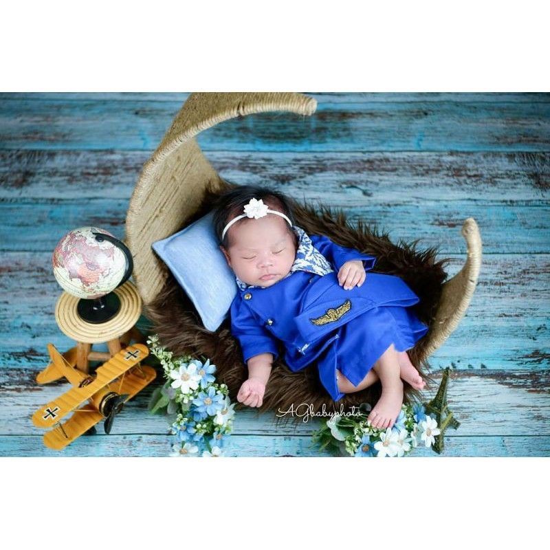 Kostum Bayi Foto Newborn Pramugari Baju Seragam Pramugari Anak