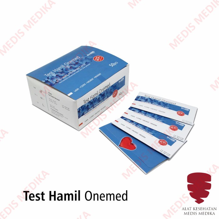 Test Hamil One Med Alat Tes Pack Kehamilan Cek Strip HCG Urine Pregnancy OneMed Tespack Promil Kesuburan