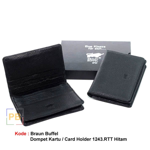 Paling Murah Dompet kartu card holder kulit asli Braun Paling Murah Dompet kartu card holder kulit asli Braun