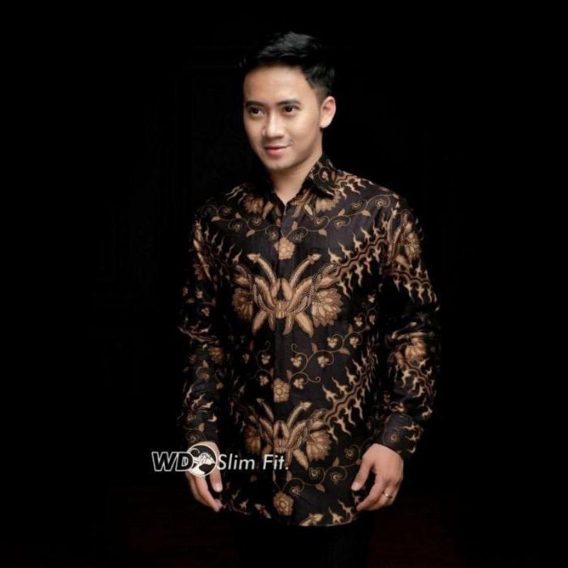 NEW ARRIVAL DISTRO BATIK PRIA BORDIR SOGAN HRB026 BATIKAF NOTOARTO BATIK IPNU-IPPNU HEM