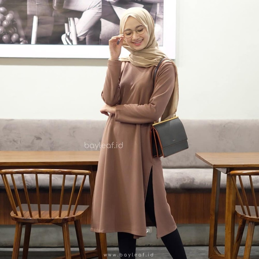 Baju Tunik Model Terbaru 2020 2021 Baju Atasan Muslim Wanita Terbaru Berlina Shopee Indonesia