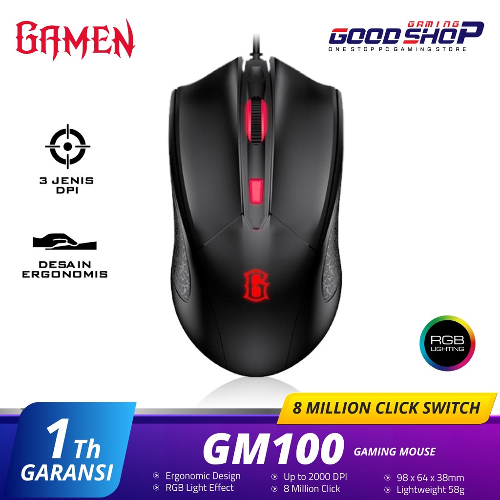 Gamen GM100 - Macro Mouse Gaming