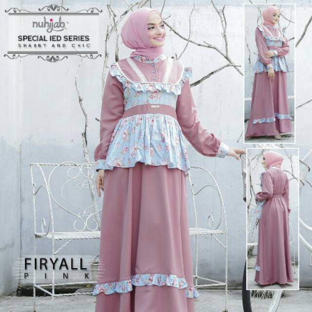 GAMIS NUHIJAB FIRYALL GAMIS NONI BELANDA  GAMIS SYARI