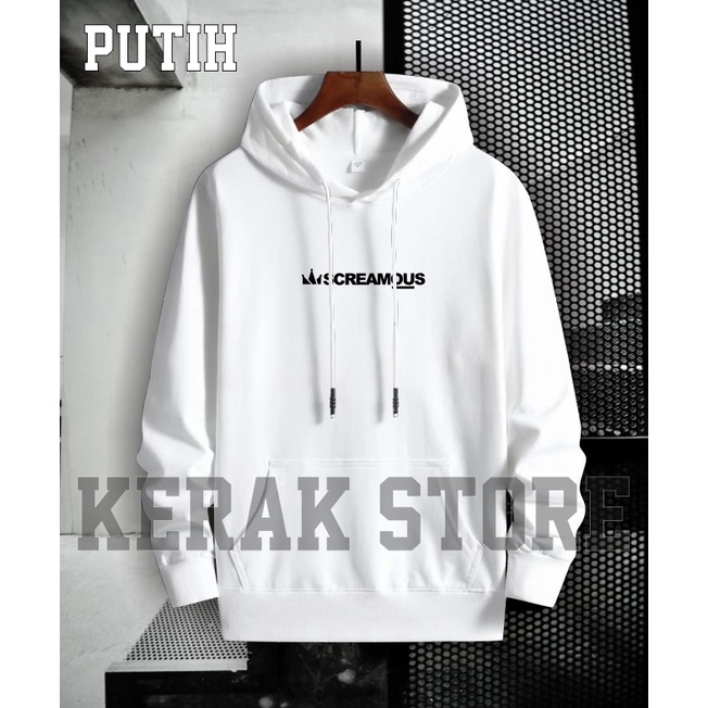 SWEATER HOODIE - Jaket Distro hoodie - Jaket Sweater Hoodie Resleting Pria Screamous