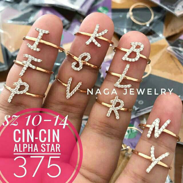 cincin alphastar variasi mata~UBS emas kadar 375,750