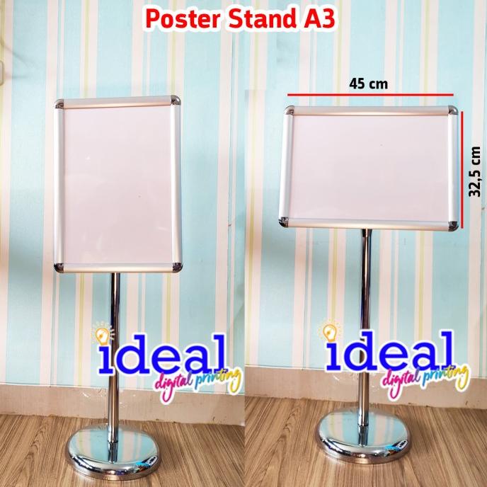 

Office & Stationery | Document Organizer | Poster Stand A3 |Poster Frame A3 | Standing Banner Adjustable Standing | Best Seller