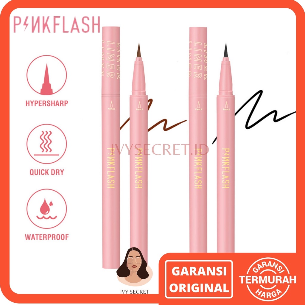 Pinkflash Hypersharp Liquid Eyeliner Waterproof Pinkflash Eyeliner Pinkflash Eyeliner Spidol Pinkflash Eyeliner Pen Pinkflash Eyeliner Pink Flash Pinkflas