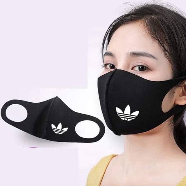 MASKER KAIN SCUBA MOTIF LOGO