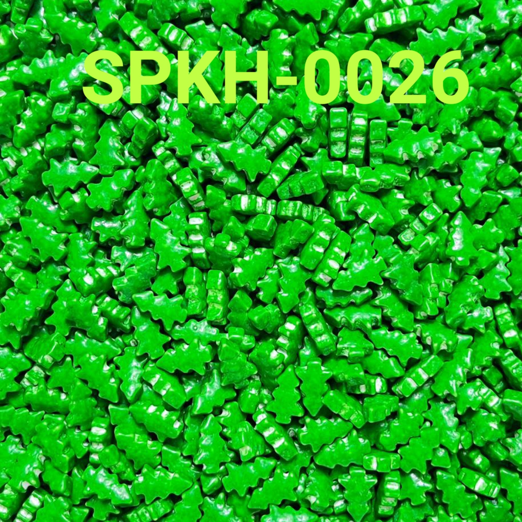 

SPKH-0026 YBB Sprinkles sprinkel 500gr pohon natal cemara hijau