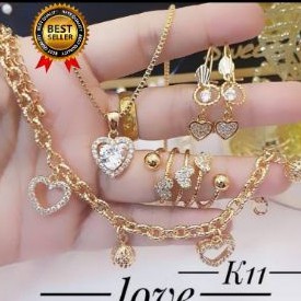 xuping set perhiasan lapis emas 24k 2834