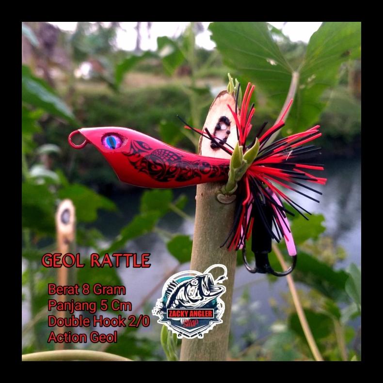TERBARU JF GEOL RATTLE UMPAN CASTING GABUS ALAT PANCING MURAH AL6