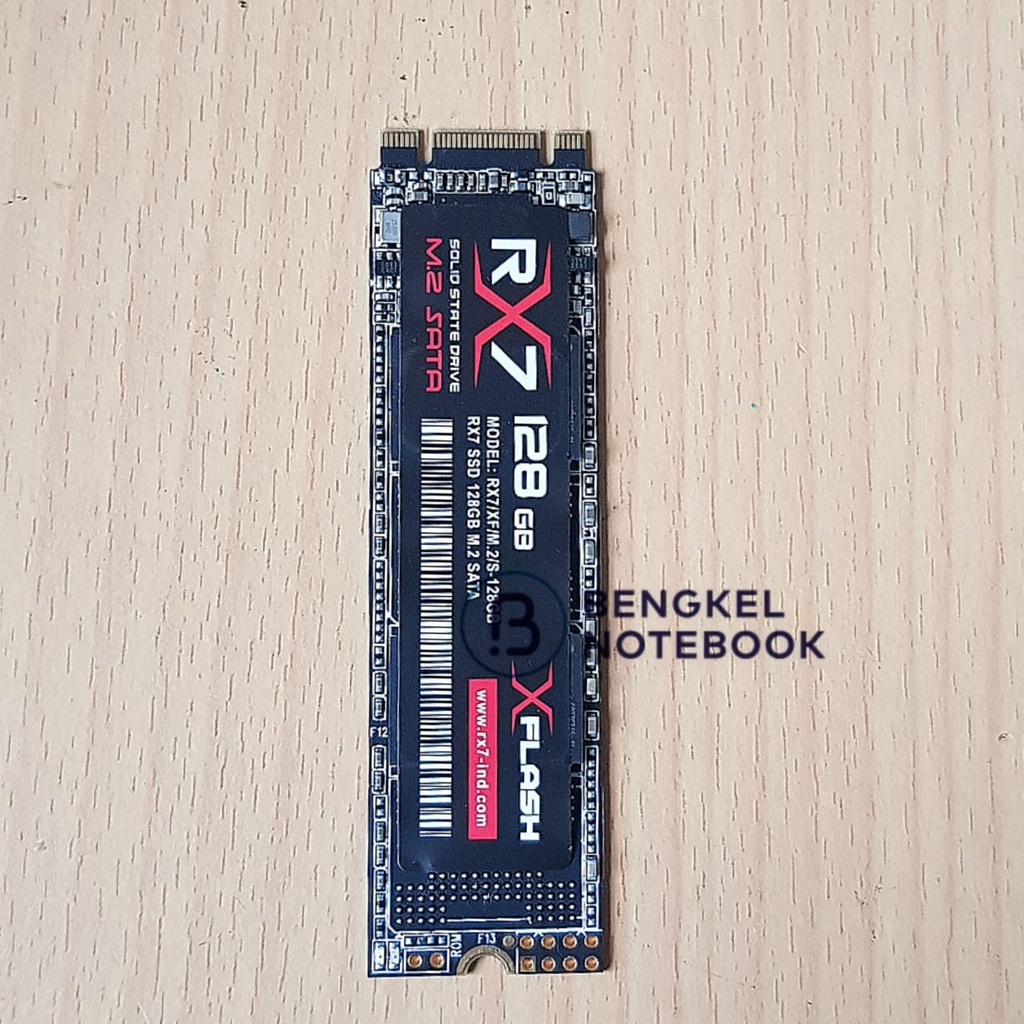 SSD M.2 SATA M2 SATA 128GB RX7 2 PARET Panjang