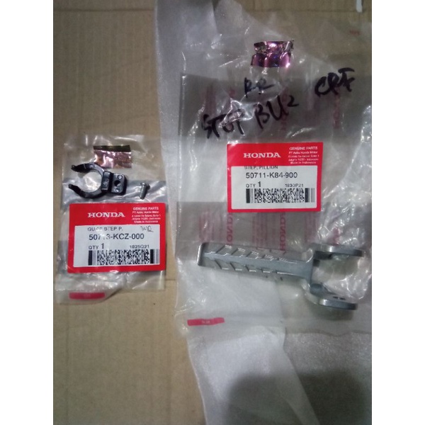 pijakan kaki belakang crf 150 original