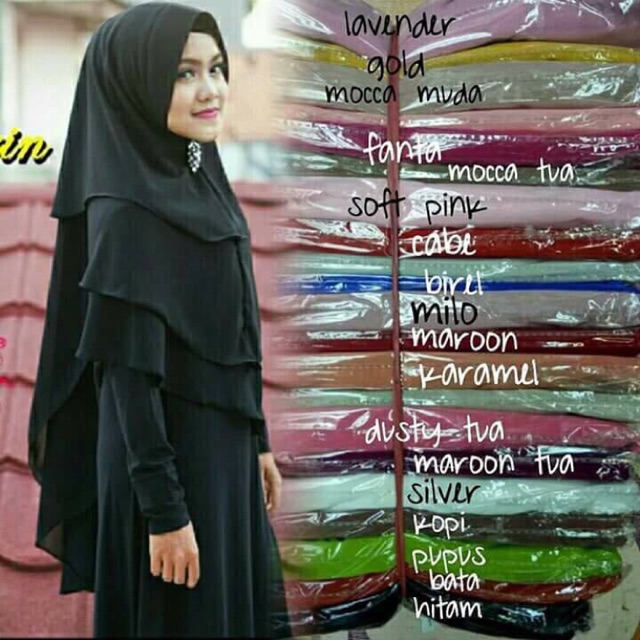 khimar 3 layer