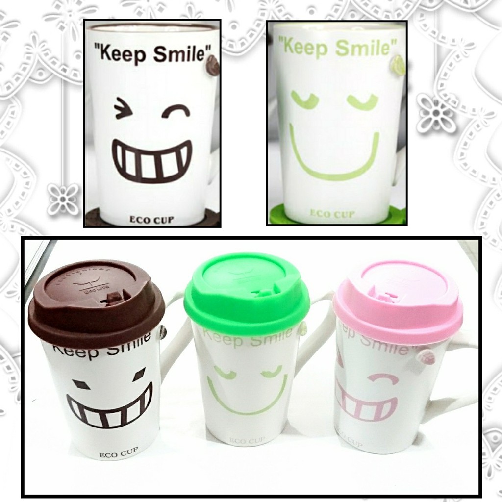 mug eco cup cangkir kopi keramik