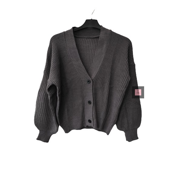 Cardigan / GRACIA / Cardy Get 7 / Atasan Cardy Rajut / Outwear / Kardigan Wanita-Burgundy