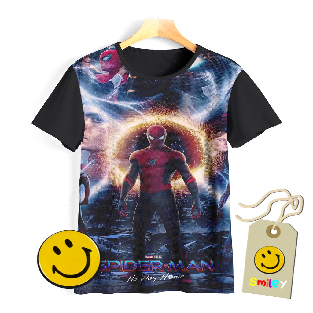 Kaos Anak Baju Anak Game Anime Spiderman no way home Pakaian Anak 10072