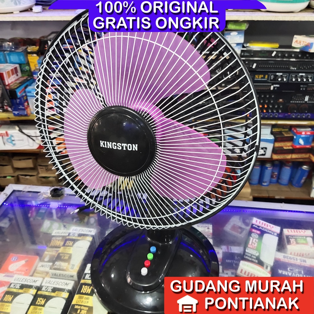 Kipas Angin Meja Plastik Yasaka / Kingstone 12inch 12&quot; Angin kencang