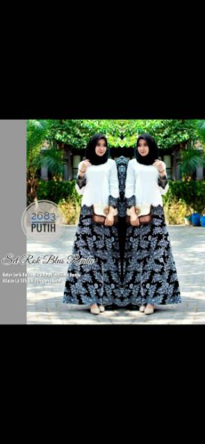 SETELAN ROK BLUS RENDA , ARSYILLA LAWASAN ROK BLUS