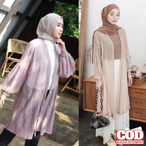 ✨( COD & PREMIUM )✨ CARDI BROKLAT RINDAI / BAJU WANITA / ATASAN WANITA / BAJU ATASAN / TUNIK WANITA