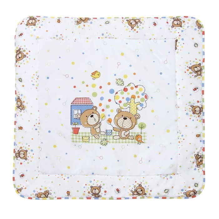 (Baby Club Itc Bsd) Selimut Topi Elegance Motif Bear