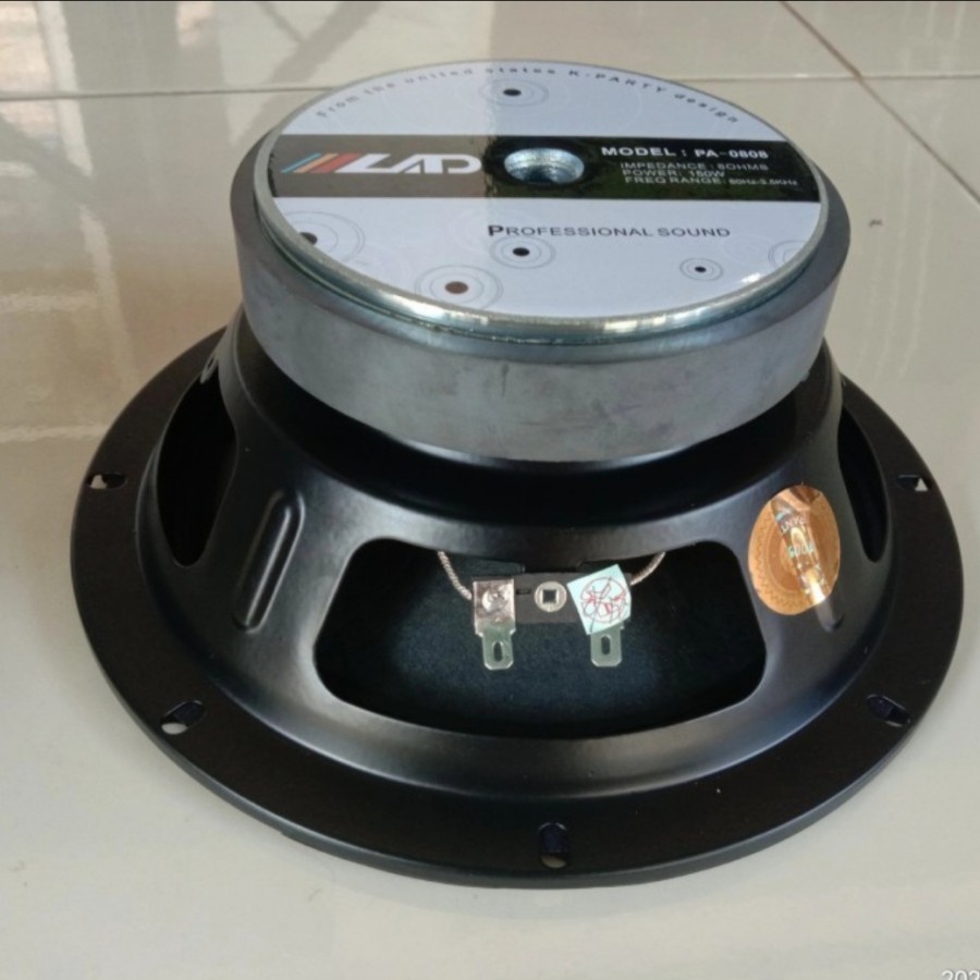 Speaker 8" LAD midle midel 8 inch PA 0808 150W Original