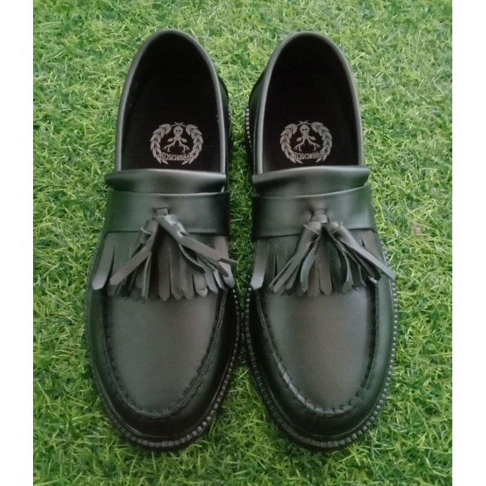 sepatu loafers pria docmart Andrian tassel kulit asli