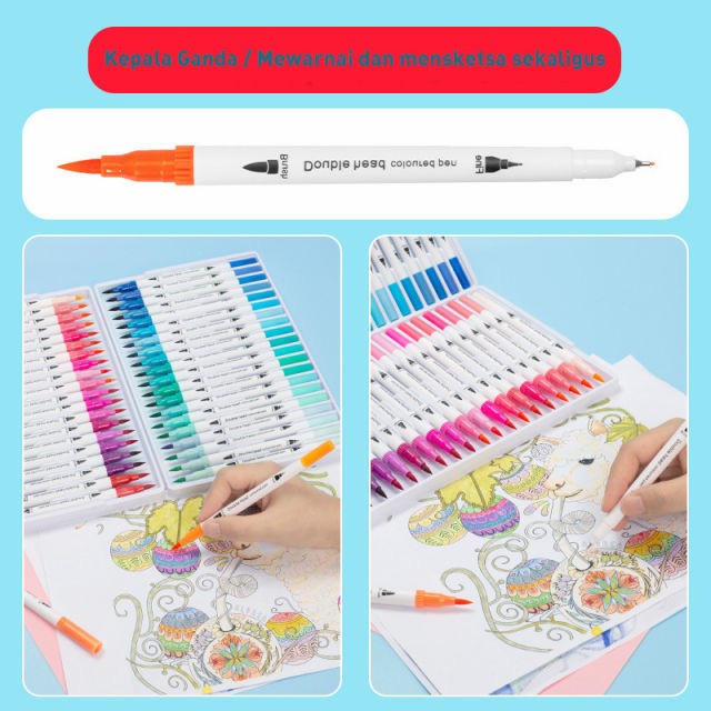 

Pensil Warna Set 12 warna Crayon