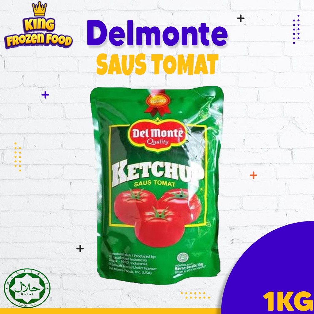 Delmonte Standing Pouch Saus Tomat 1KG