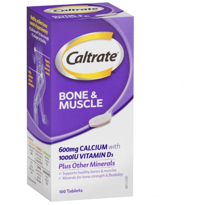 Caltrate Bone & Muscle 100 Tablets