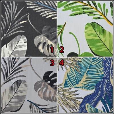 KAIN KANVAS MOTIF BUNGA TROPIS