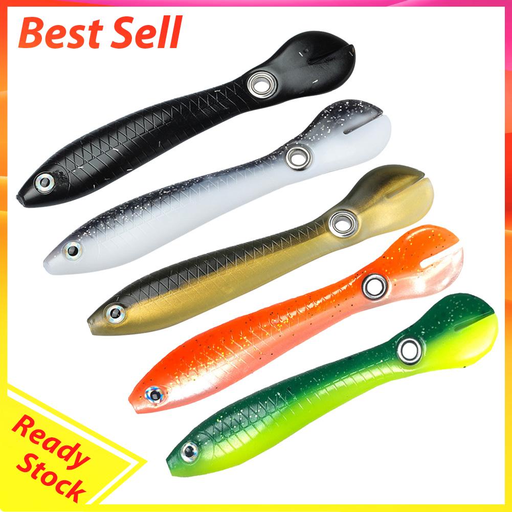 10cm / 6g Umpan Pancing Ikan Bionik Imitasi Bahan Plastik Lembut Wobbler