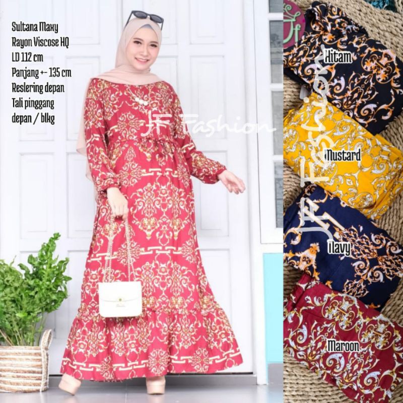 gamis SULTAN rayon VISCOSE @80K min 4pcs