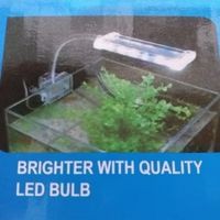 Lampu Led Aquarium Jepit 6W YAMANO Matahari Ikan Tanaman Super White