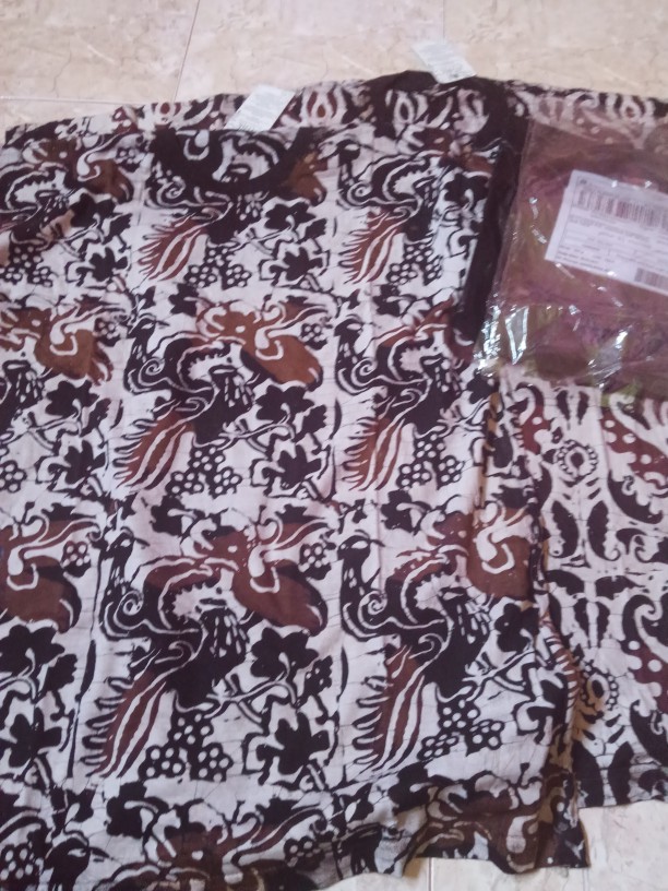 Kaos Oblong Batik Cap Asli Pekalongan Fullcotton Jamin Adem Original Produk